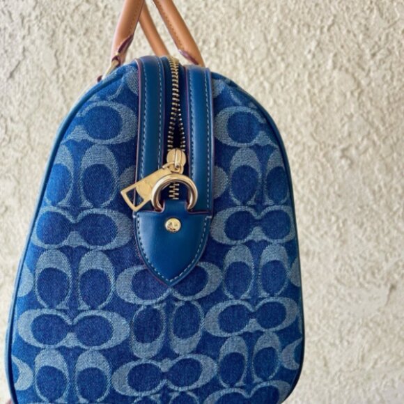 Coach CY699 Rowan Large Satchel Bag In Signature Canvas - Picture 4 of 6